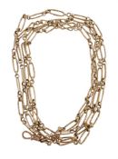 A FANCY LINK LONG CHAIN