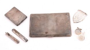 A COLLECTION OF SMALL SILVER ITEMS