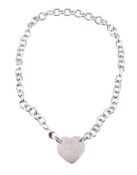 TIFFANY & CO., 'RETURN TO TIFFANY', A SILVER NECKLACE