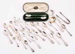 Y A COLLECTION OF SILVER SPOONS