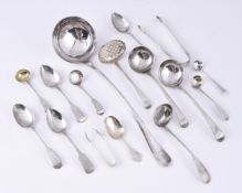 A COLLECTION OF SILVER FLATWARE