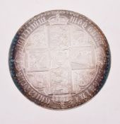 VICTORIA, A LARGE MODERN PROOF MEDALLIC COIN IN IMITATION OF THE GOTHIC CROWN 1847