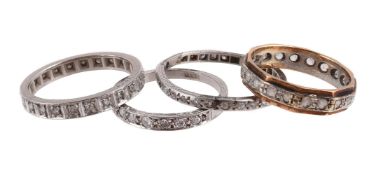 FOUR ETERNITY RINGS