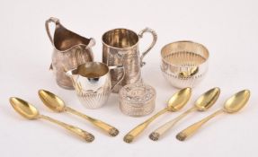A COLLECTION OF SILVER ITEMS