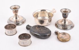 A COLLECTION OF SILVER ITEMS