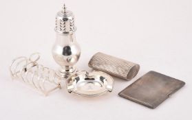 A COLLECTION OF SILVER ITEMS