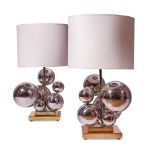 A PAIR OF ITALIAN 'BUBBLE' LAMPS, LATE 20TH CENTURY