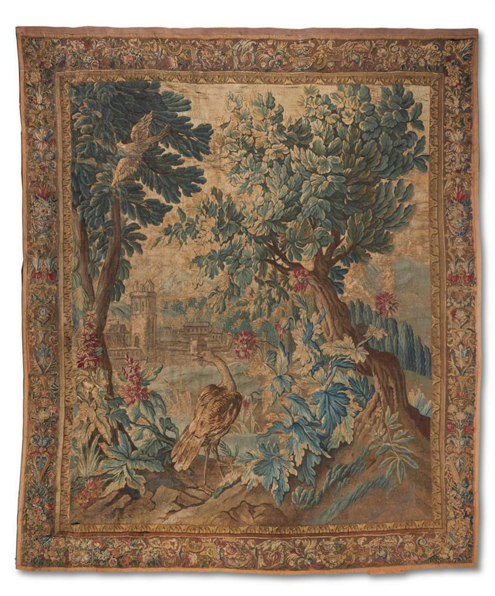 A FRENCH VERDURE TAPESTRY, EARLY 18TH CENTURY