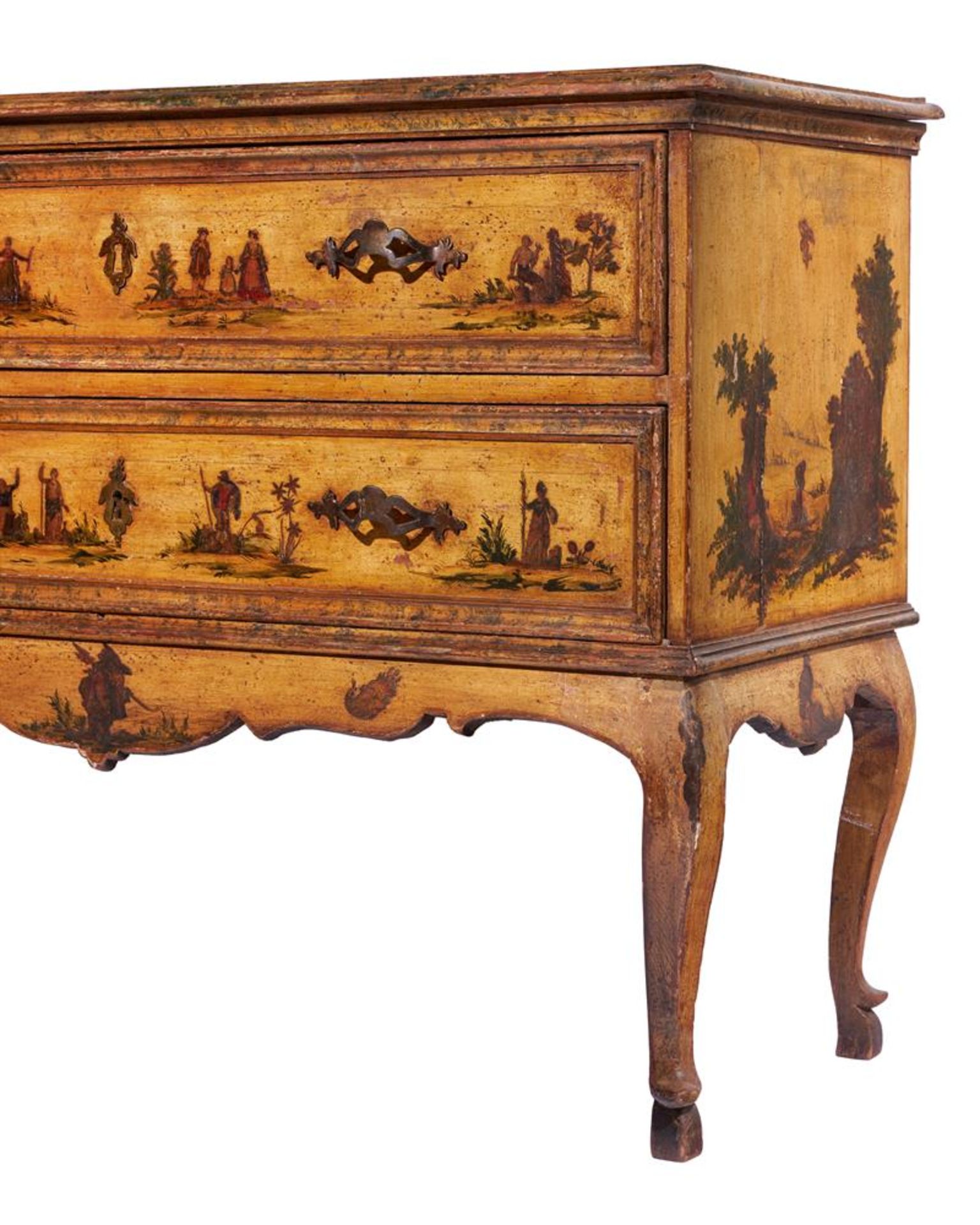 A LACCA POVERA CHEST ITALIAN, LATE 18TH/EARLY 19TH CENTURY - Bild 13 aus 16