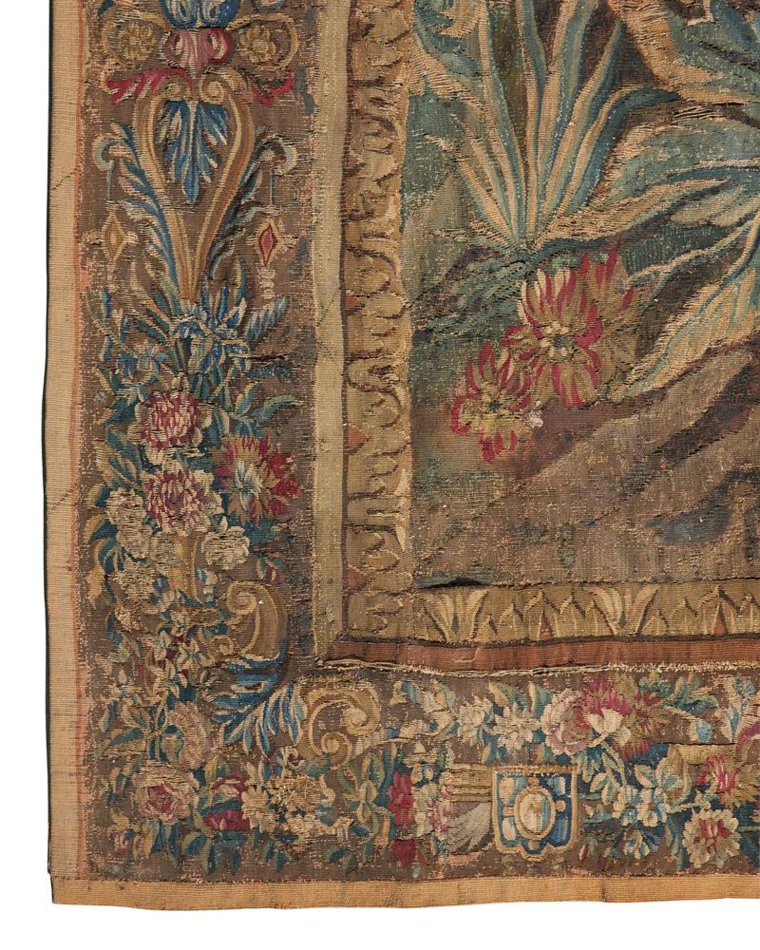 A FRENCH VERDURE TAPESTRY, EARLY 18TH CENTURY - Bild 4 aus 5