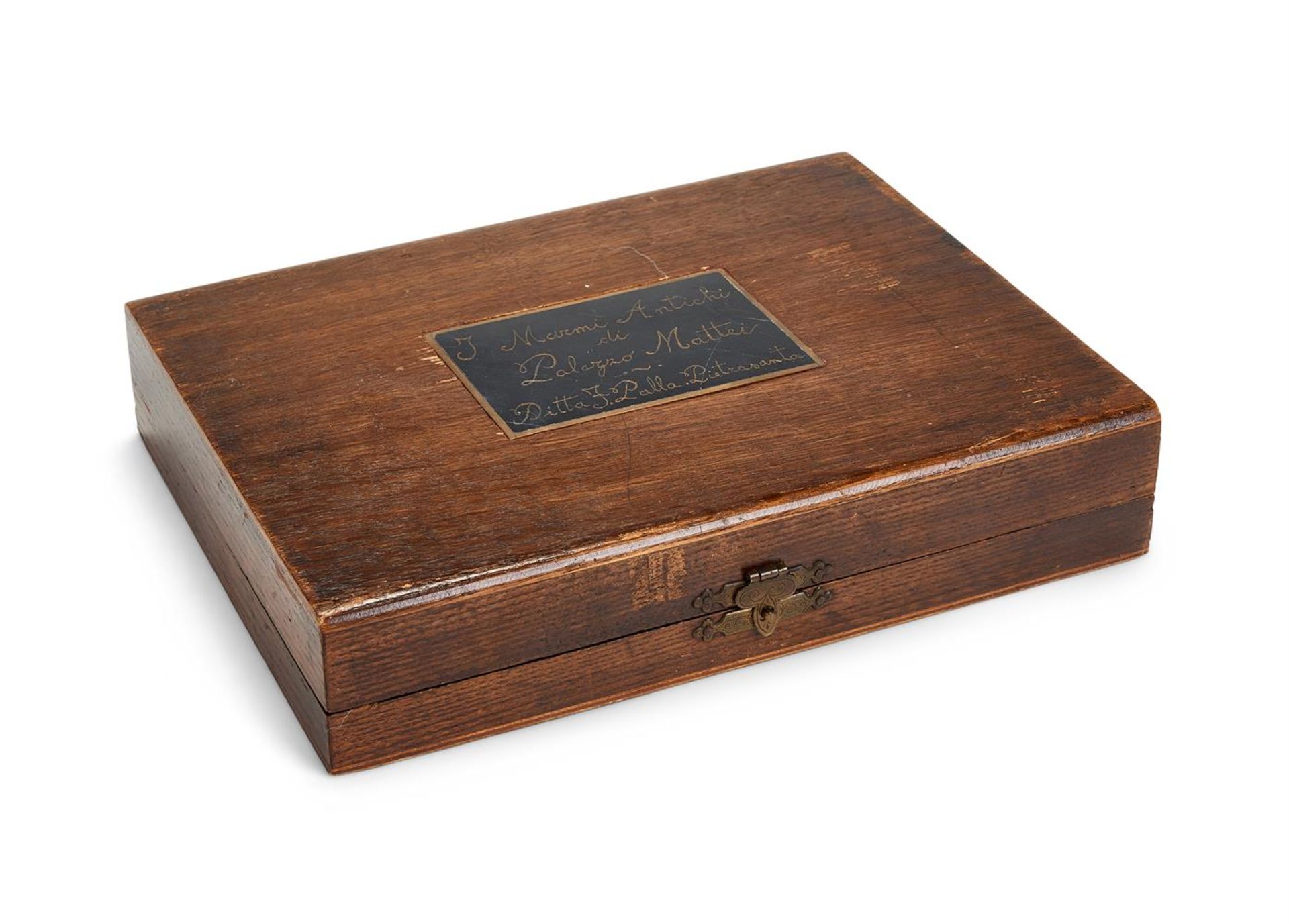 A BOXED SET OF MARBLE SPECIMENS, 20TH CENTURY Hinged case adapted - Image 2 of 2