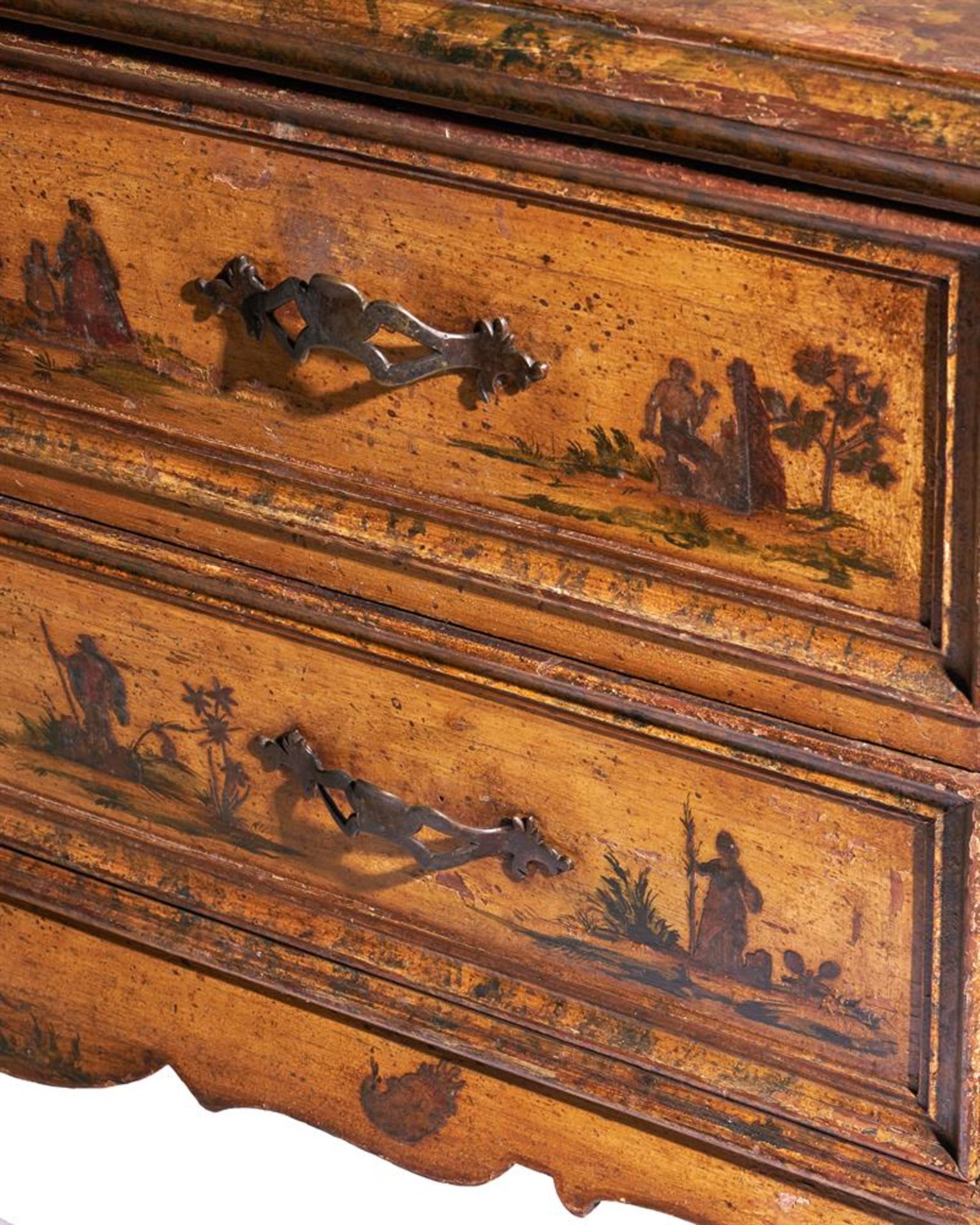 A LACCA POVERA CHEST ITALIAN, LATE 18TH/EARLY 19TH CENTURY - Bild 14 aus 16