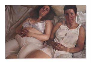 λ VICTORIA RUSSELL (BRITISH B. 1962), TWO WOMEN IN WHITE