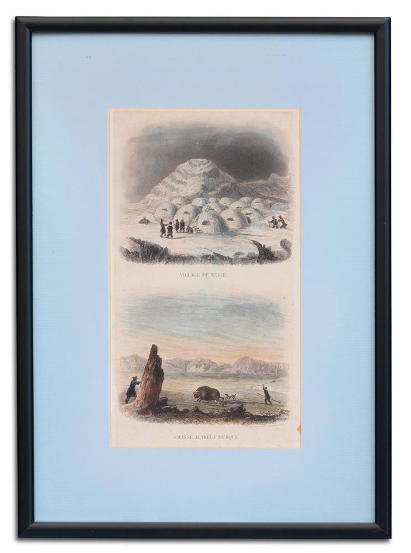 A COLLECTION OF WHALING COLOURED LITHOGRAPHS AND ETCHINGS (8) - Image 5 of 9