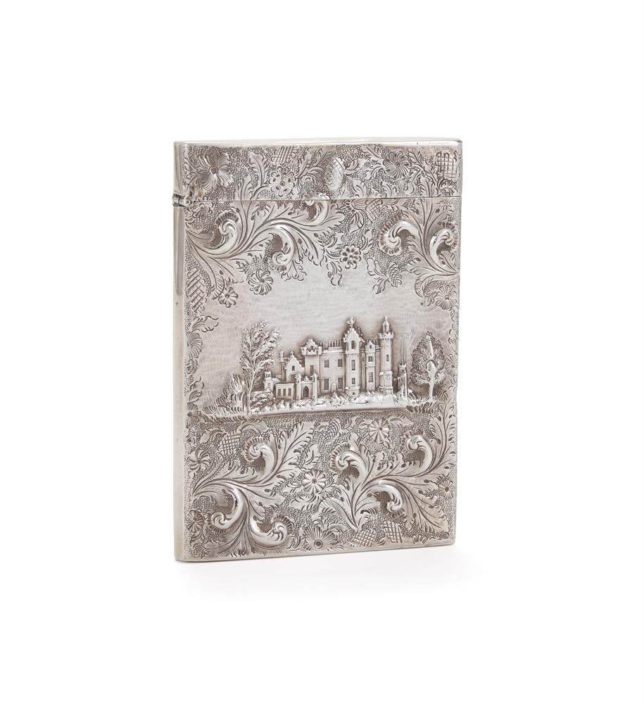 A WILLIAM IV SILVER RECTANGUALR DOUBLE SIDED CASTLE TOP CARD CASE, TAYLOR & PERRY, BIRMINGHAM 1835 - Image 2 of 6