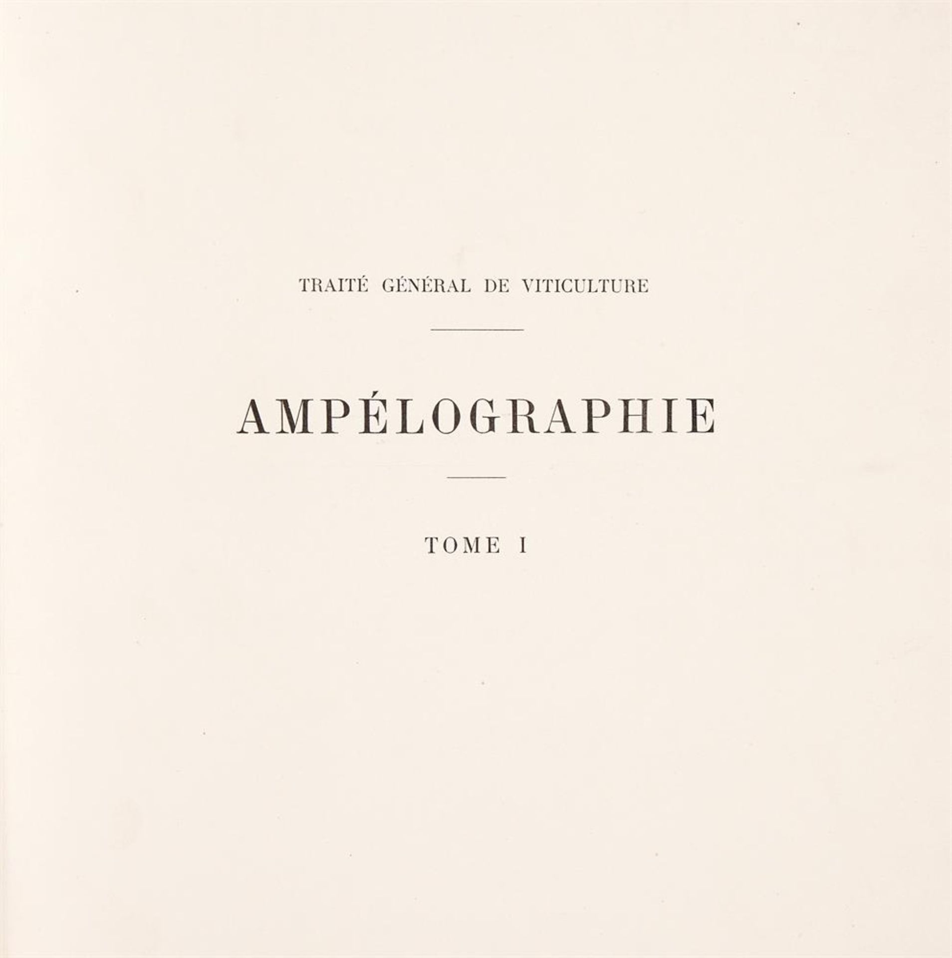 Ɵ Viala (Pierre) and others. Traite General de Viticulture: Ampelographie, 7 vol., first edition - Bild 2 aus 5