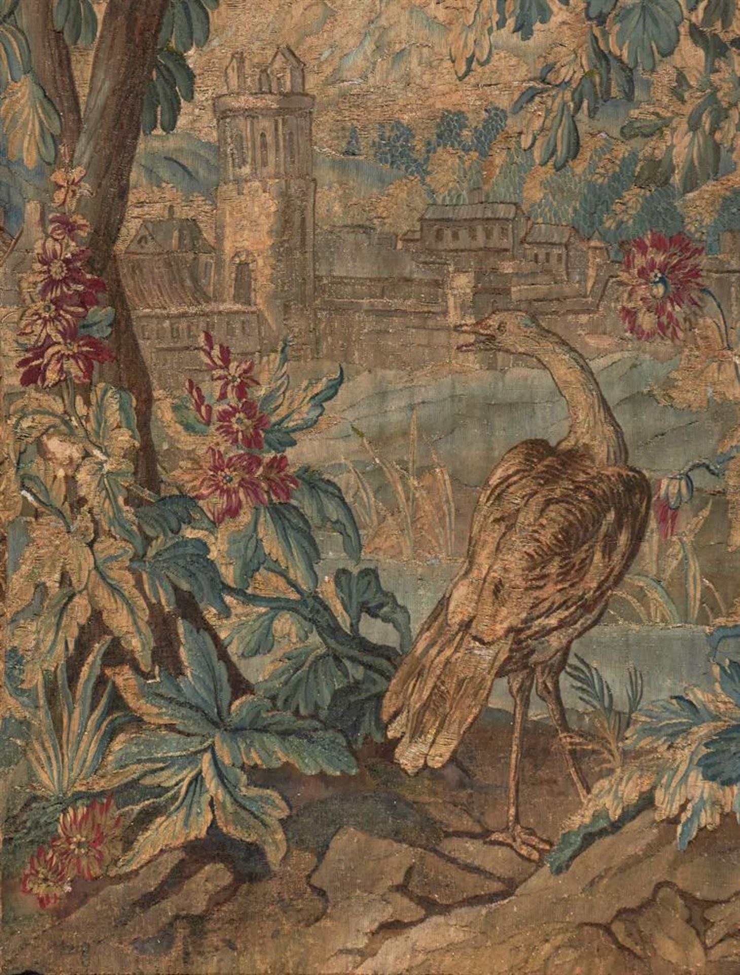A FRENCH VERDURE TAPESTRY, EARLY 18TH CENTURY - Image 3 of 5
