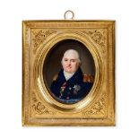 Y AFTER JEAN-BAPTISTE JACQUES AUGUSTIN (1759-1832), A PORTRAIT MINIATURE OF LOUIS XVIII OF FRANCE