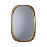 A GILTWOOD MIRROR ATTRIBUTED TO OSVALDO BORSANI (1911-1985)