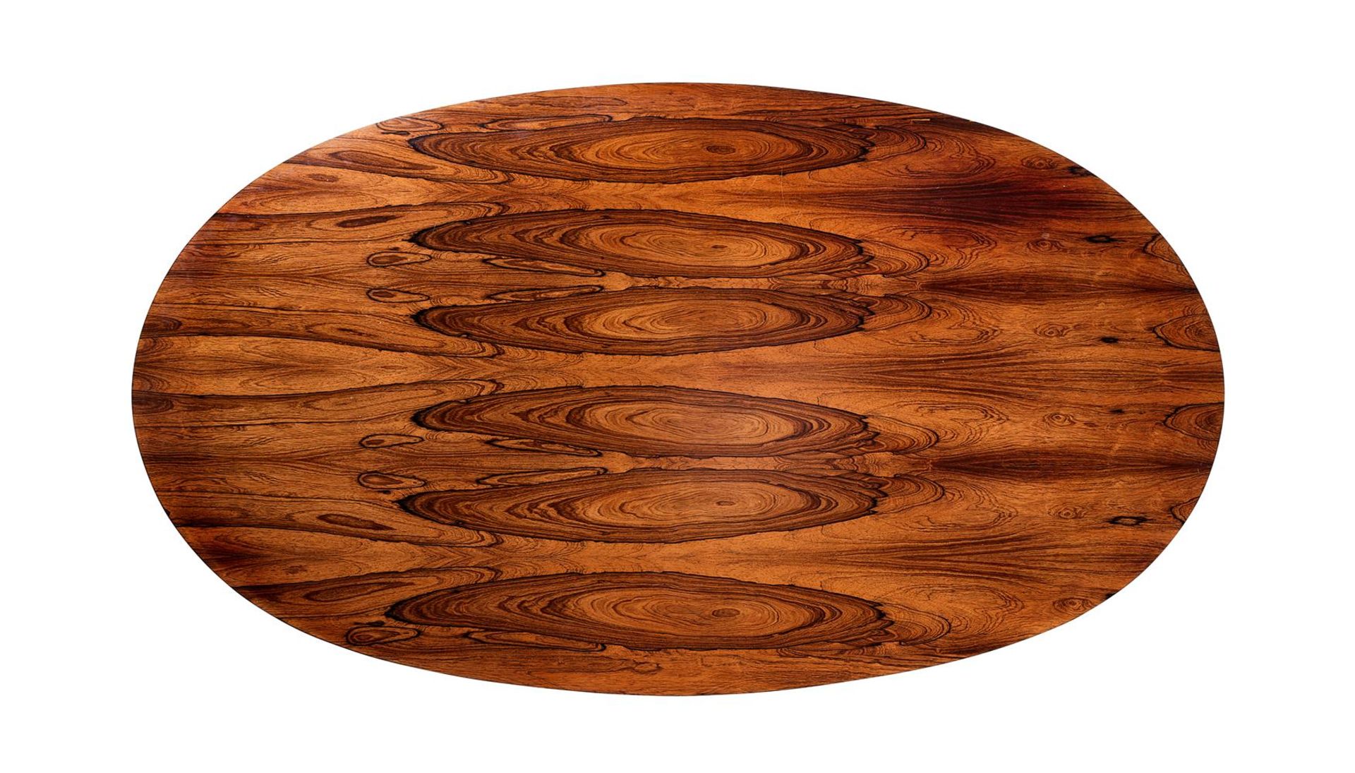 AN ITALIAN BRASS MOUNTED MAHOGANY DINING TABLE ATTRIBUTED TO PAOLO BUFFA (B.1903-1970), CIRCA 1950 - Image 2 of 4
