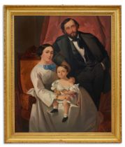 LOMBARD SCHOOL (19TH CENTURY), FAMILY PORTRAIT