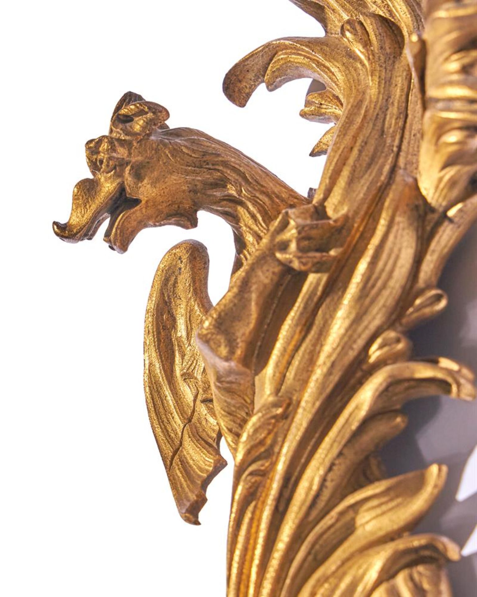 A PAIR OF ORMOLU TWIN BRANCH WALL LIGHTS, 18TH CENTURY - Image 3 of 5