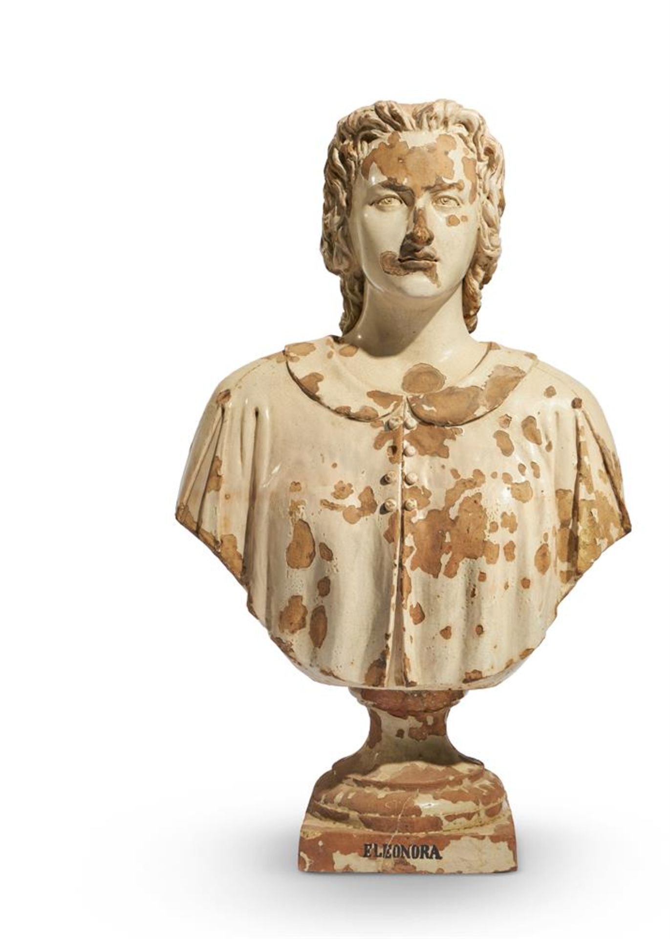 A SET OF SIX ITALIAN GLAZED TERRACOTTA BUSTS, MID-19TH CENTURY - Image 7 of 11