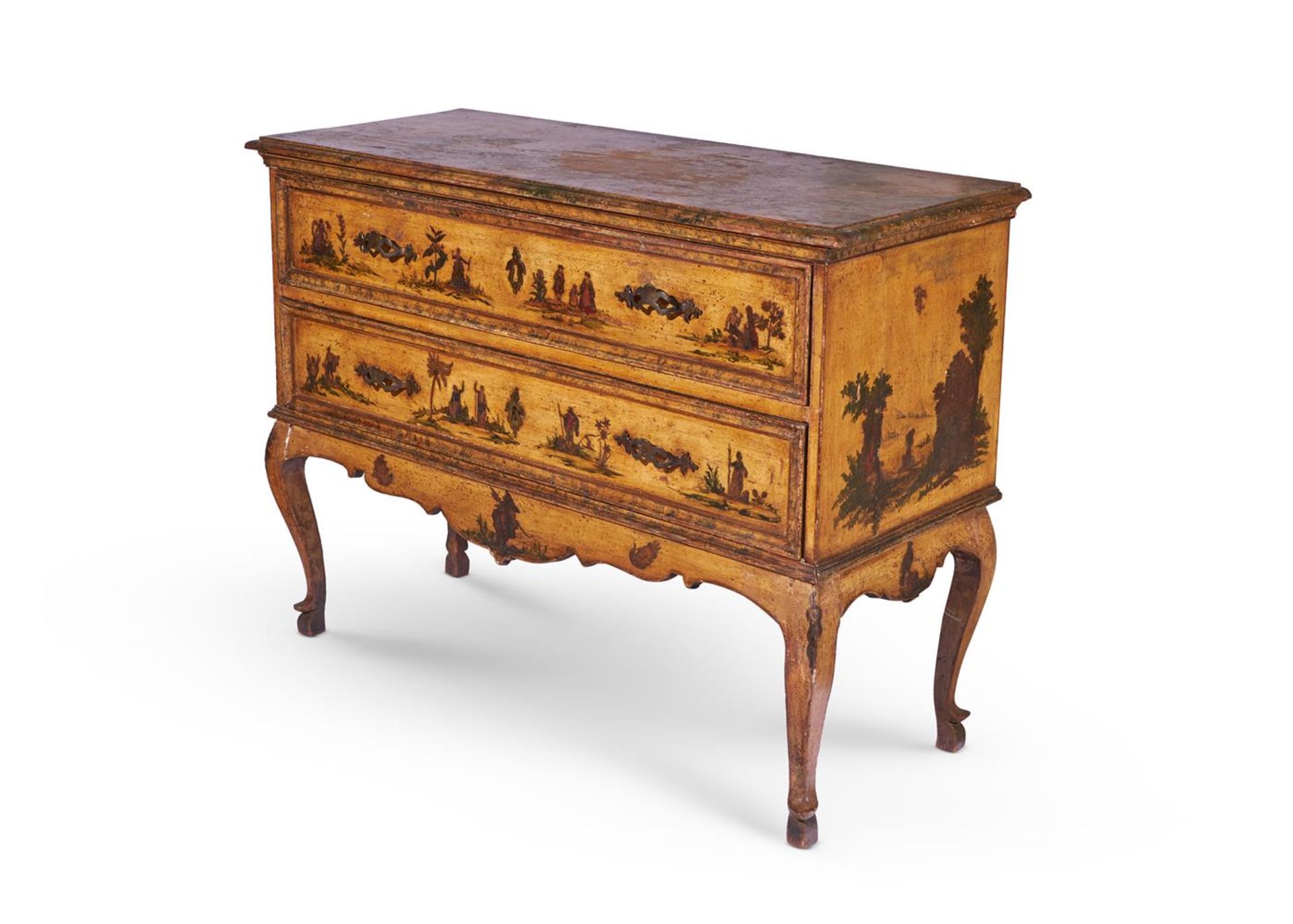 A LACCA POVERA CHEST ITALIAN, LATE 18TH/EARLY 19TH CENTURY - Bild 4 aus 16