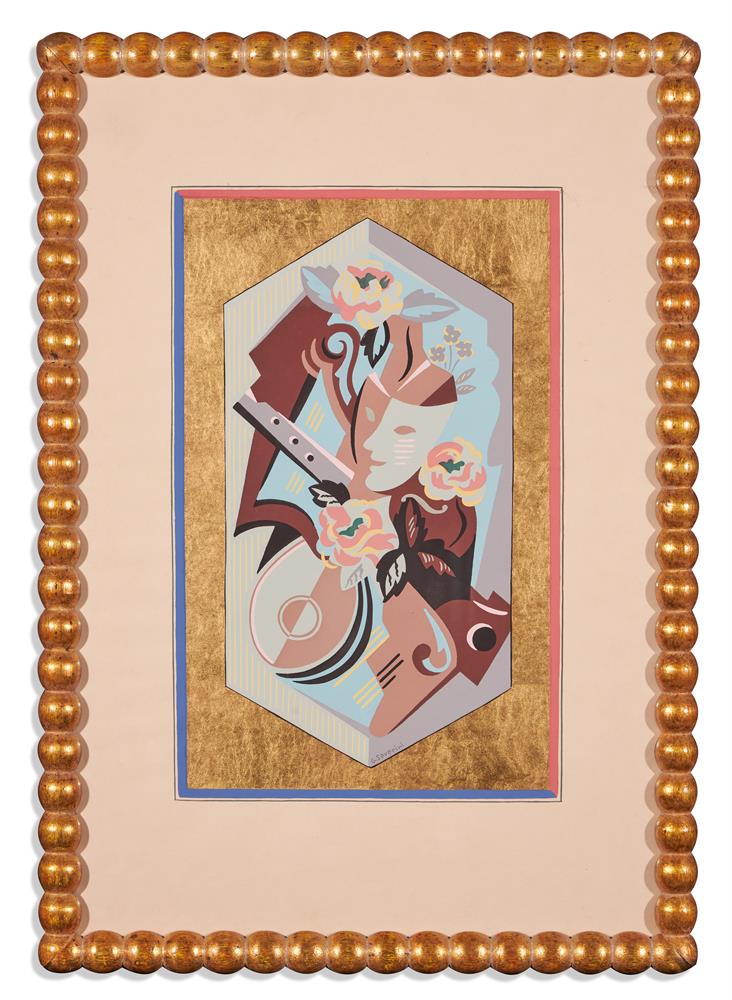 λ GINO SEVERINI (ITALIAN 1883-1966), FLEURS ET MASQUES (MELONI 56-76)