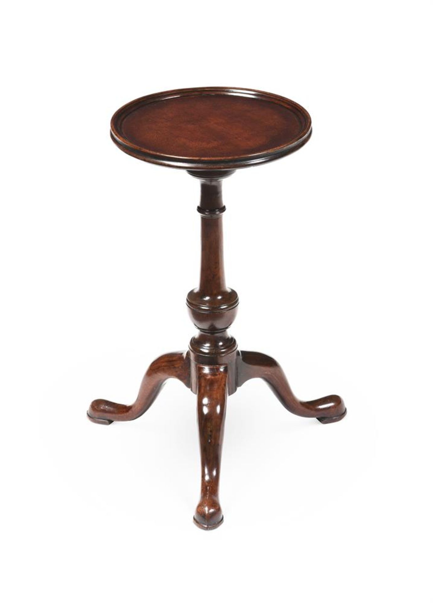 A GEORGE II WALNUT CANDLESTAND, CIRCA 1750