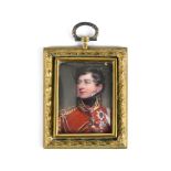 HENRY BONE R.A (1755-1834), A RARE MINIATURE PORTRAIT OF THE PRINCE REGENT AFTER SIR THOMAS LAWRENCE