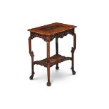 Y A FRENCH 'JAPONISME' EXOTIC WOOD CENTRE TABLE, IN THE MANNER OF GABRIEL VIARDOT, LATE 19TH CENTURY