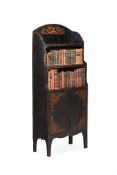 A REGENCY SIMULATED ROSEWOOD AND GILT DECORATED BOOKCASE, CIRCA 1820