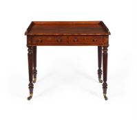 A WILLIAM IV MAHOGANY WRITING OR DRESSING TABLE, BY GILLOWS, CIRCA 1835