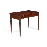 Y A REGENCY MAHOGANY INVERTED BOWFRONT SIDE TABLE, CIRCA 1815