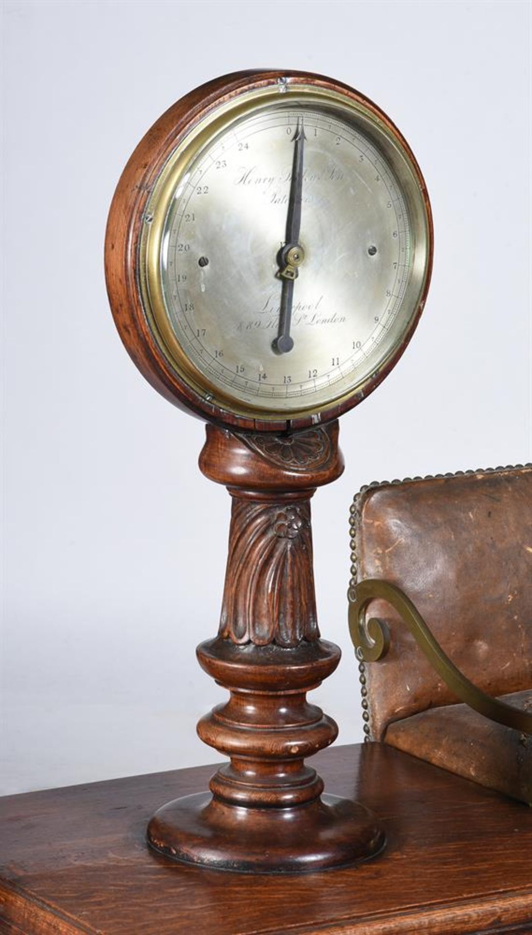 A SET OF LATE VICTORIAN OAK AND BRASS JOCKEY SCALES, BY HENRY POOLEY & SONS, LATE 19TH CENTURY - Image 2 of 4