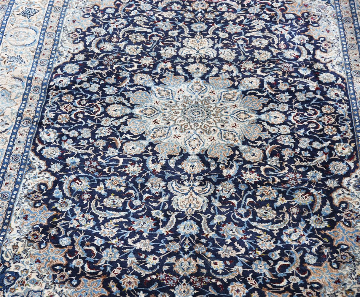 A NAIN PART SILK CARPET, approximately 448 x 302cm - Image 3 of 3