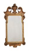 AN AMERICAN CARVED GILTWOOD MIRROR, BY BERKEY & GAY, IN GEORGE I STYLE, EARLY 20TH CENTURY