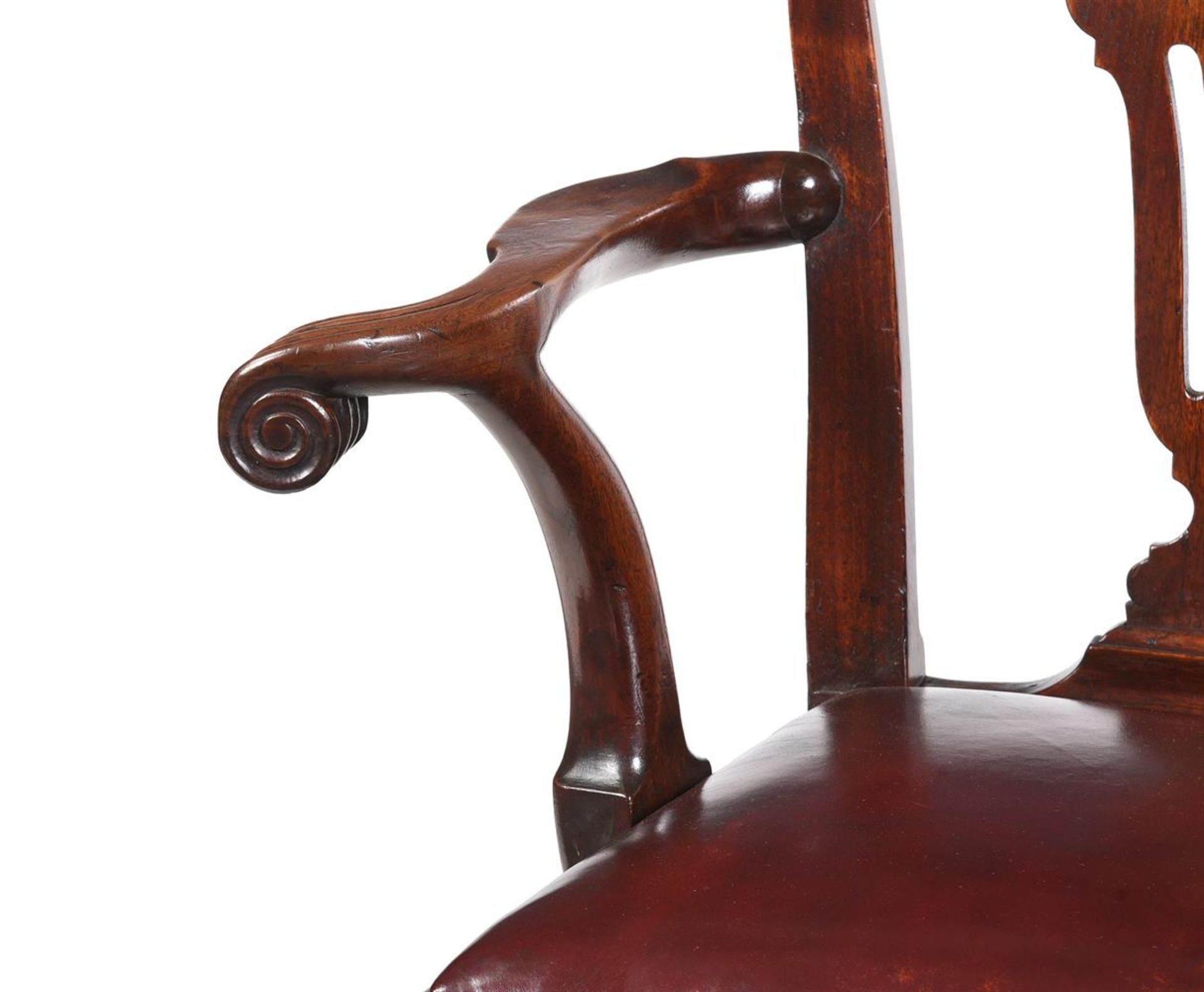 A GEORGE II WALNUT ARMCHAIR, CIRCA 1730 - Image 3 of 3