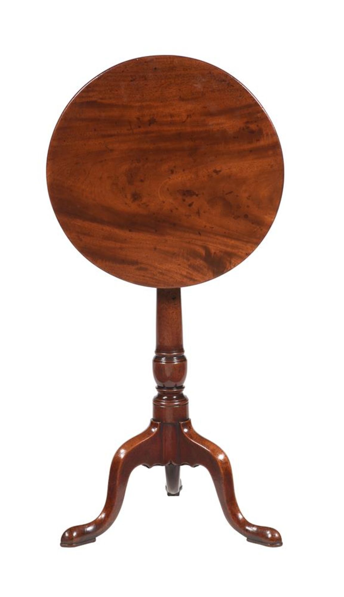 AN EARLY GEORGE III MAHOGANY TRIPOD TABLE, CIRCA 1760