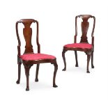 A PAIR OF GEORGE I WALNUT CHAIRS, CIRCA 1715