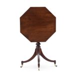 A REGENCY MAHOGANY TRIPOD TABLE, CIRCA 1815