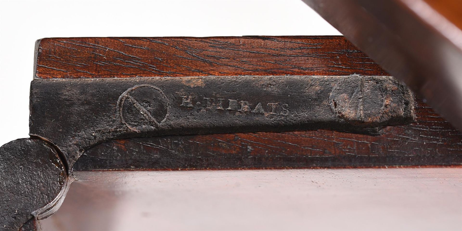 A CLOSELY MATCHED PAIR OF GEORGE III MAHOGANY AND INLAID TEA TABLES, CIRCA 1780 - Image 6 of 6