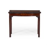 A GEORGE III MAHOGANY TEA TABLE, IN THE MANNER OF THOMAS CHIPPENDALE, LAST QUARTER 18TH CENTURY