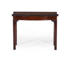A GEORGE III MAHOGANY TEA TABLE, IN THE MANNER OF THOMAS CHIPPENDALE, LAST QUARTER 18TH CENTURY