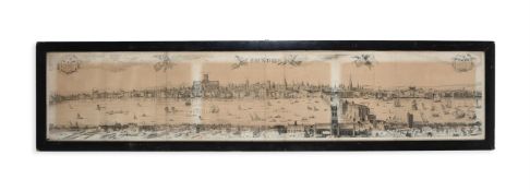 AFTER CLAES JANSZ VISSCHER 'LONDON - PANORAMA', LATE 19TH CENTURY