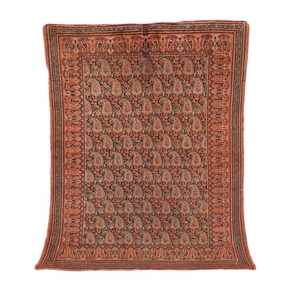 A SENNEH RUG OR HANGING, approximately 110 x 109cm
