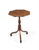 A GEORGE III MAHOGANY AND CROSSBANDED TRIPOD TABLE, IN THE MANNER OF THOMAS CHIPPENDALE, CIRCA 1790