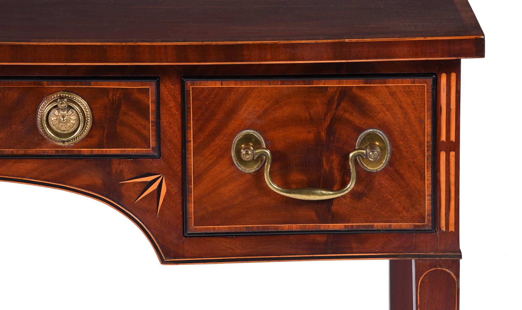 Y A GEORGE III MAHOGANY, ROSEWOOD CROSSBANDED AND INLAID DRESSING TABLE, CIRCA 1790 - Image 3 of 6
