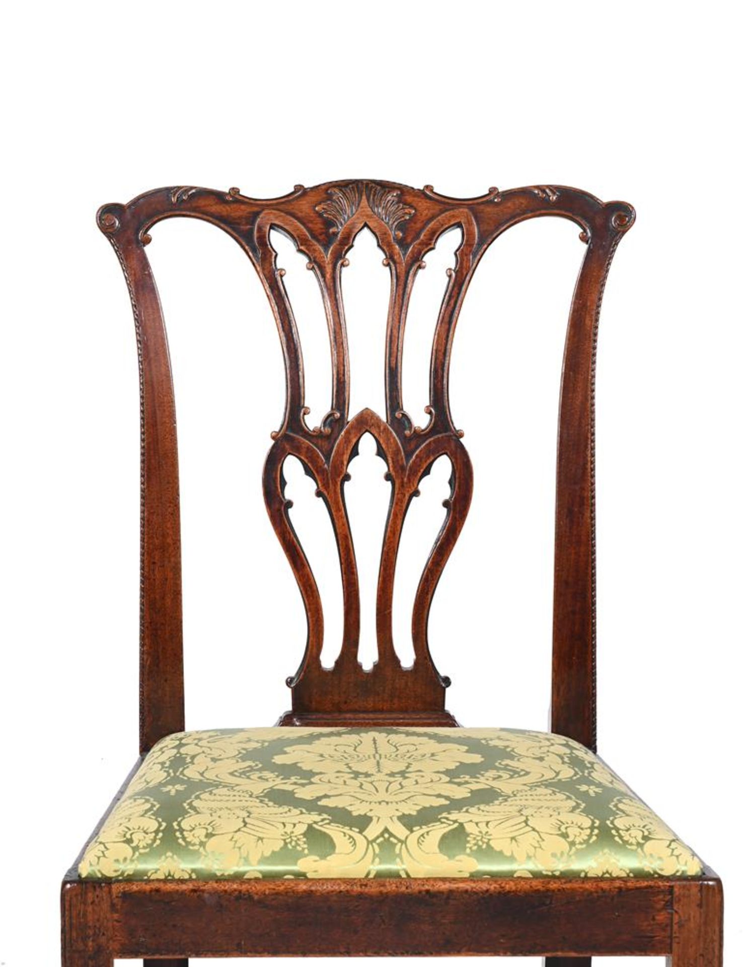 A SET OF TEN GEORGE III MAHOGANY DINING CHAIRS, THIRD QUARTER 18TH CENTURY AND LATER ADAPTED - Image 5 of 5